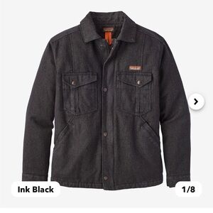 Patagonia Men's Iron Forge™ Canvas Ranch Jacket, black ink, medium